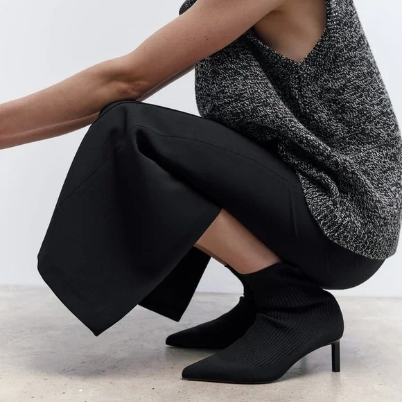 ZARA Sock Booties